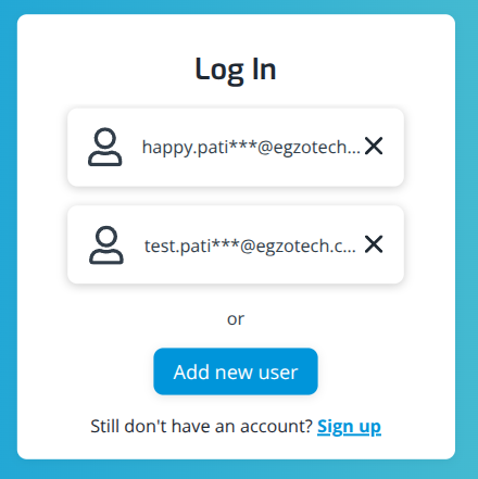 The login screen now remembers recently signed-in users, allowing faster access and reducing the time needed to start using the device.