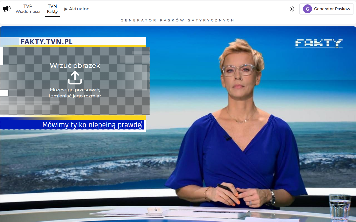 Generator Pasków Screen 1